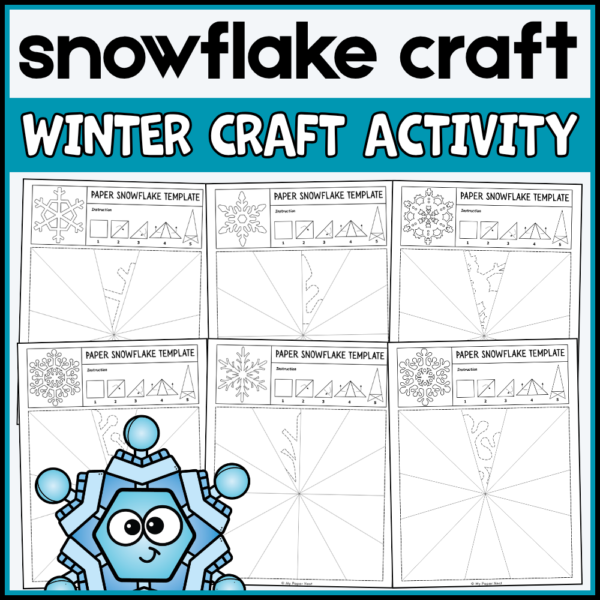 Paper Snowflake Craft Templates