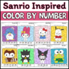 Sanrio-Inspired Characters Color by Number Activity Pages