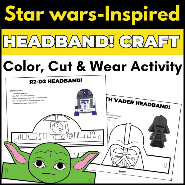 Outer Space War Character Headband Crafts