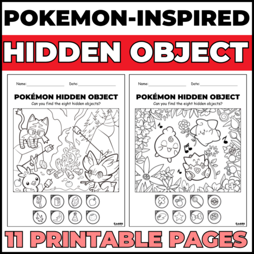 2 11 Printable Hidden Object Worksheets