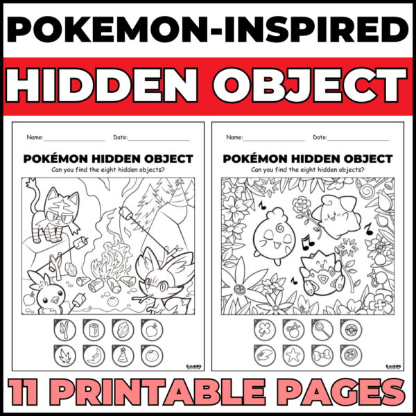 11 Printable Hidden Object Worksheets