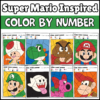 Video Game Adventure Color by Number Worksheets