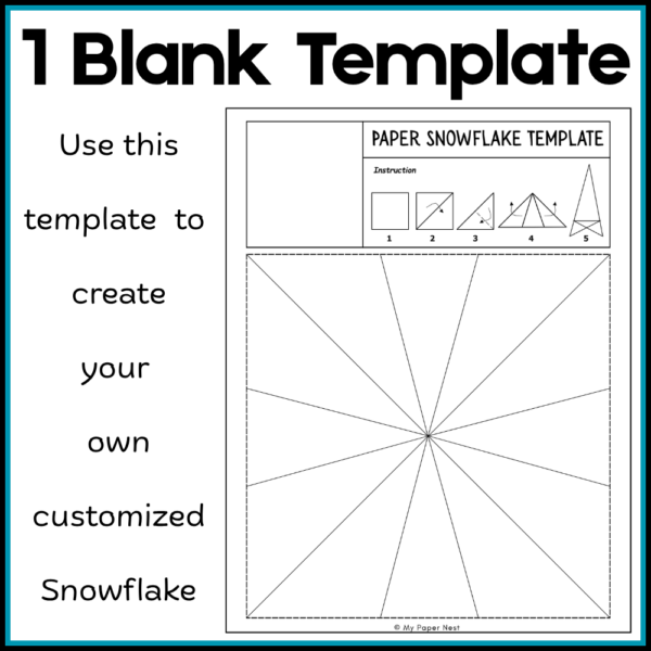 Paper Snowflake Craft Templates