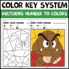 Video Game Adventure Color by Number Worksheets